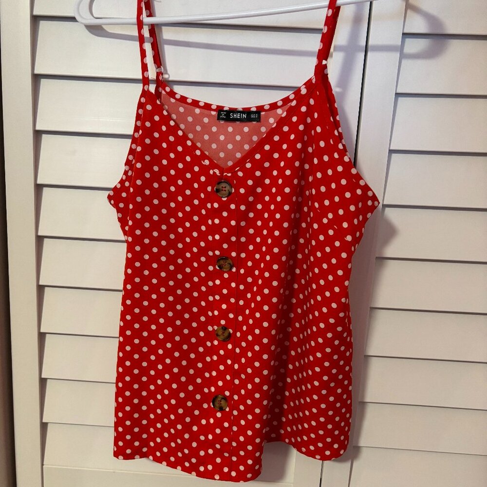 Polka dot top